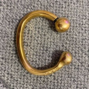 Gold cuff bracelet